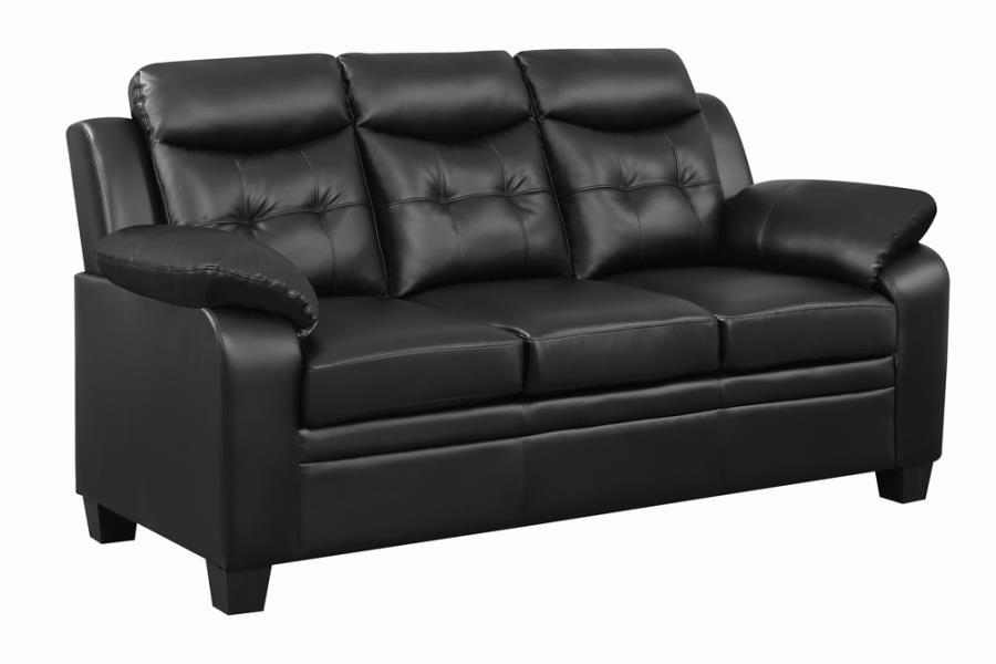 Finley - Tufted Upholstered Sofa - Black