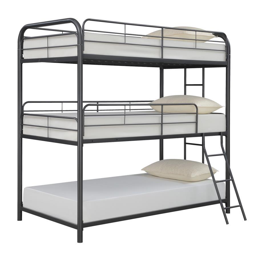 Garner - Triple Bunk Bed With Ladder