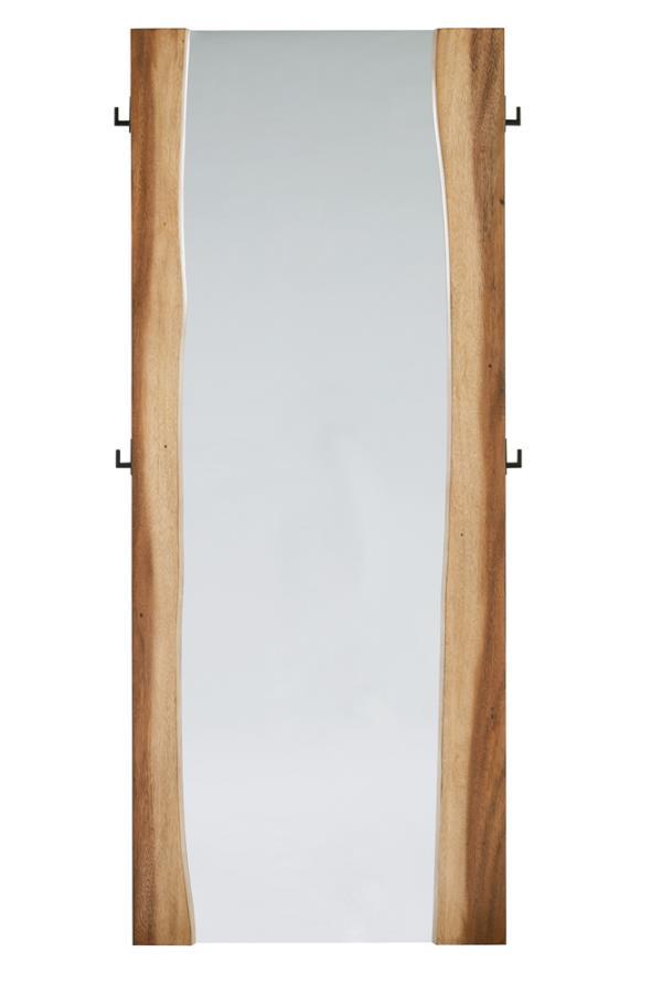 Winslow - Standing Mirror - Smokey Walnut and Coffee Bean
