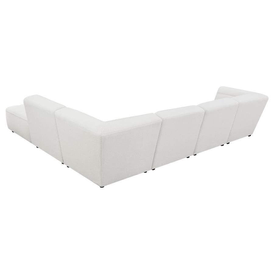 Sunny - 6-Piece Upholstered Sectional - Natural