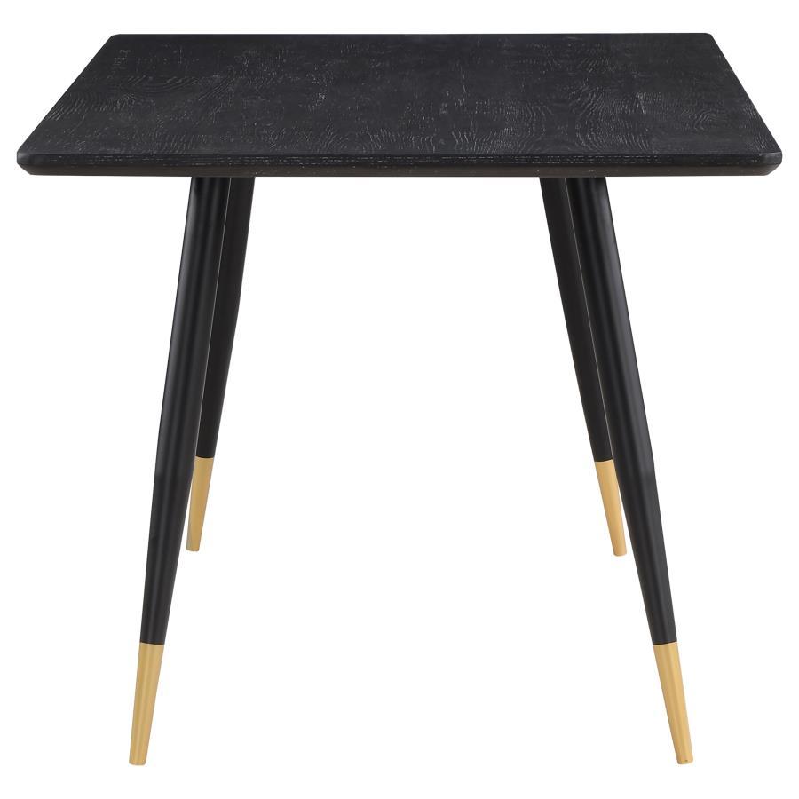 Carson - Rectangular Dining Table - Black and Gold