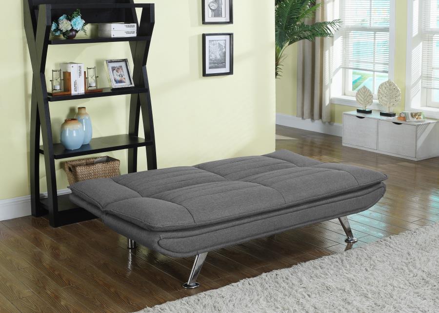 Julian - Upholstered Sofa Bed With Pillow-Top Seating - Grey