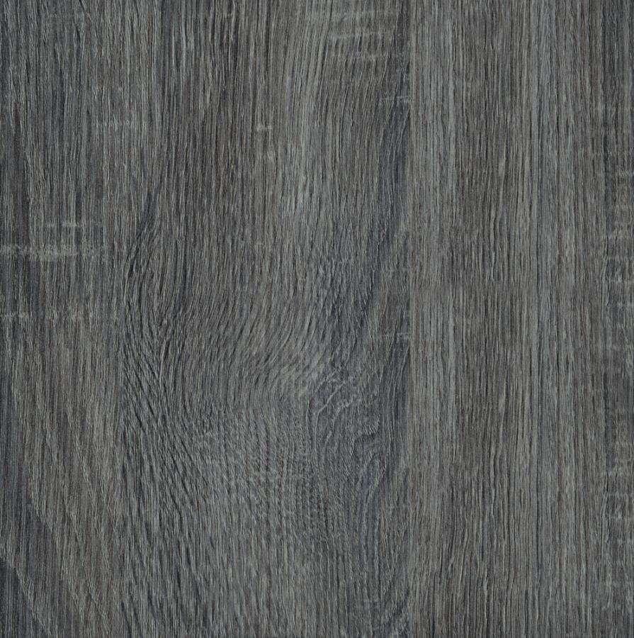 Colby - Accent Table Weathered Grey and Clear