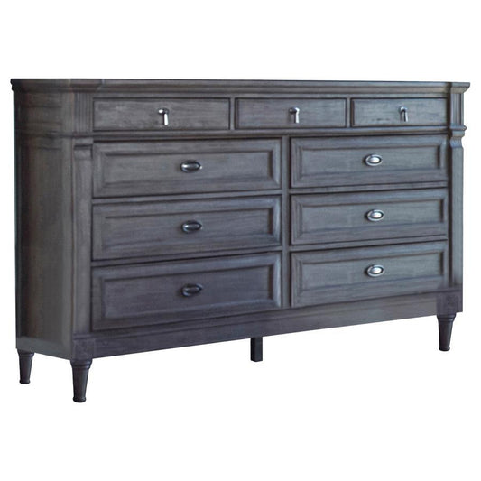 Alderwood - 9-Drawer Dresser - French Grey