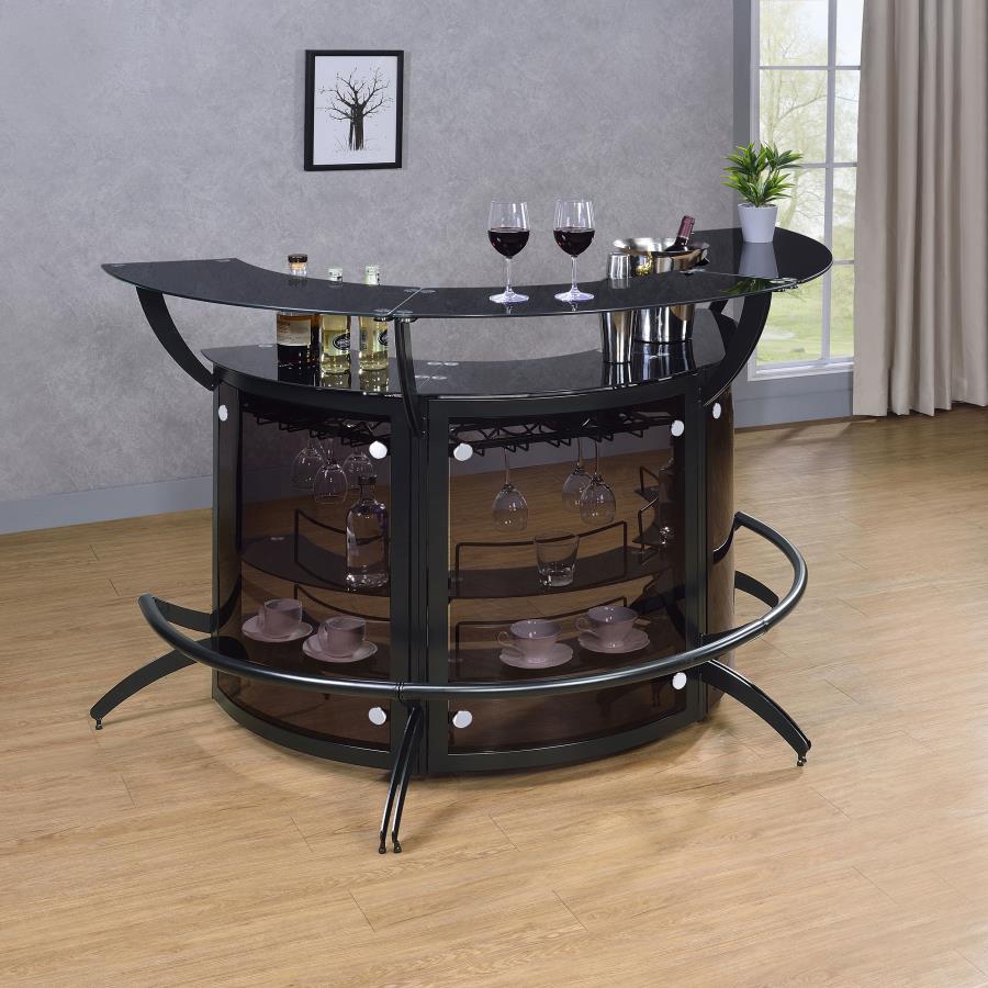 Coaster - 3 Pc. Bar Unit Set