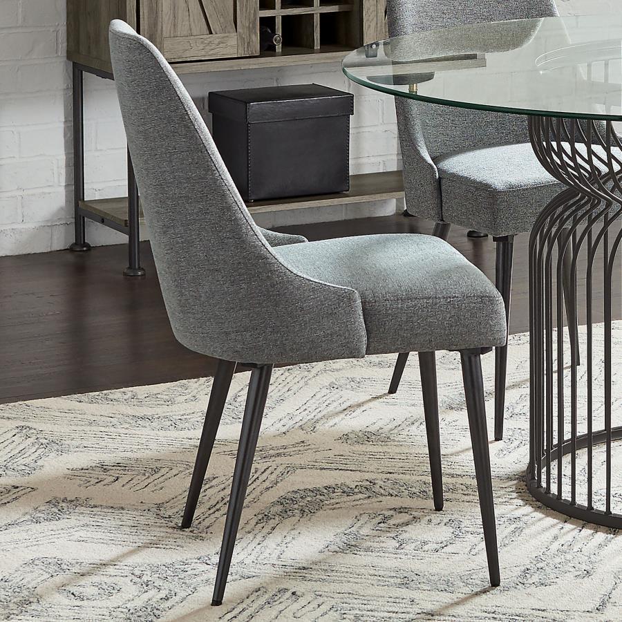 Alan - Upholstered Dining Chairs (Set of 2) - Grey