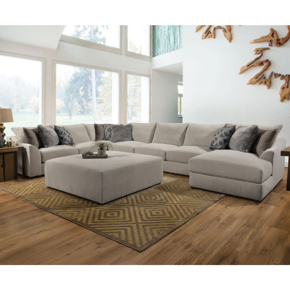 Petillia - Loveseat - Sandstone Fabric