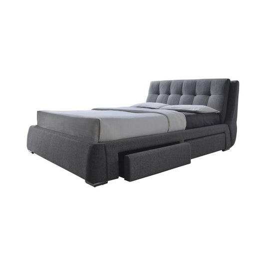 Fenbrook - Tufted Upholstered Storage Bed