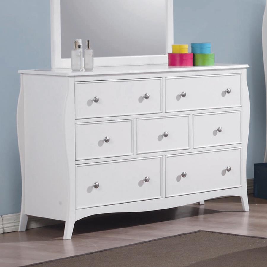 Dominique - 7-Drawer Dresser - White