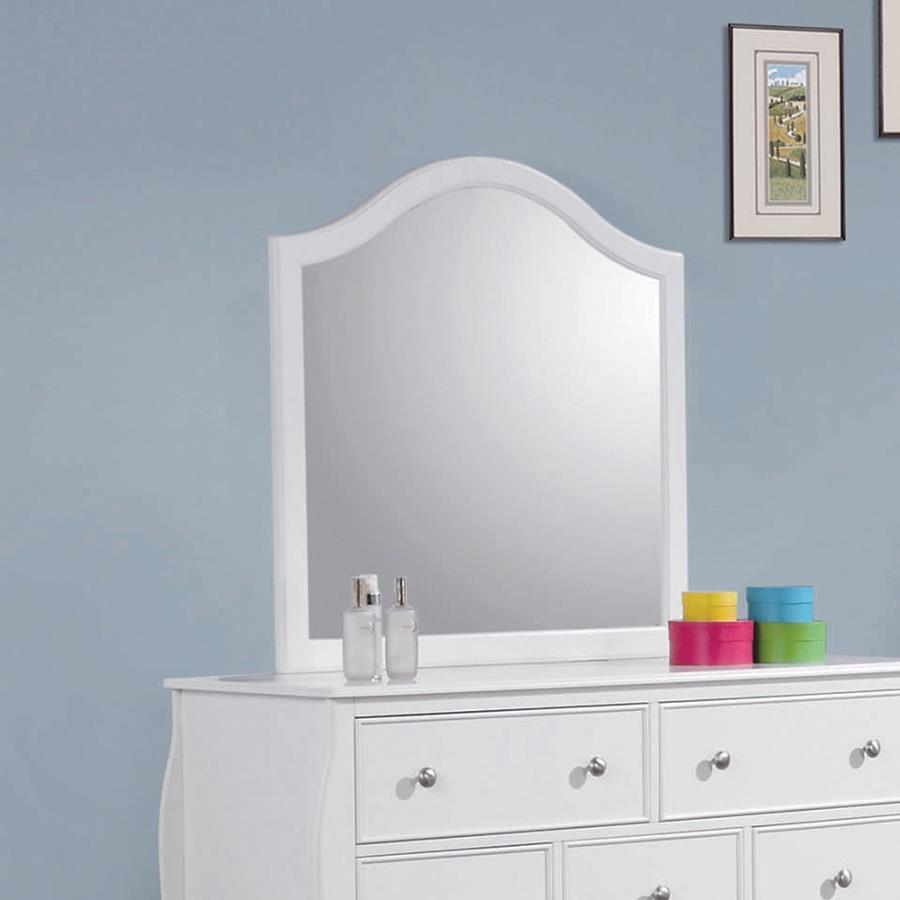 Dominique - Dresser Mirror - White