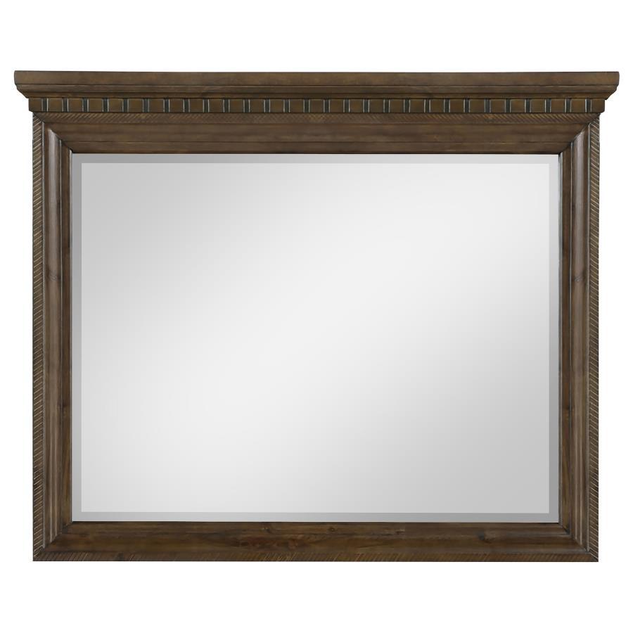 Bennington - Rectangular Dresser Mirror - Acacia Brown