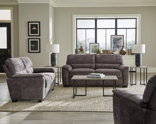 Hartsook - Upholstered Pillow Top Arm Sofa - Charcoal Grey