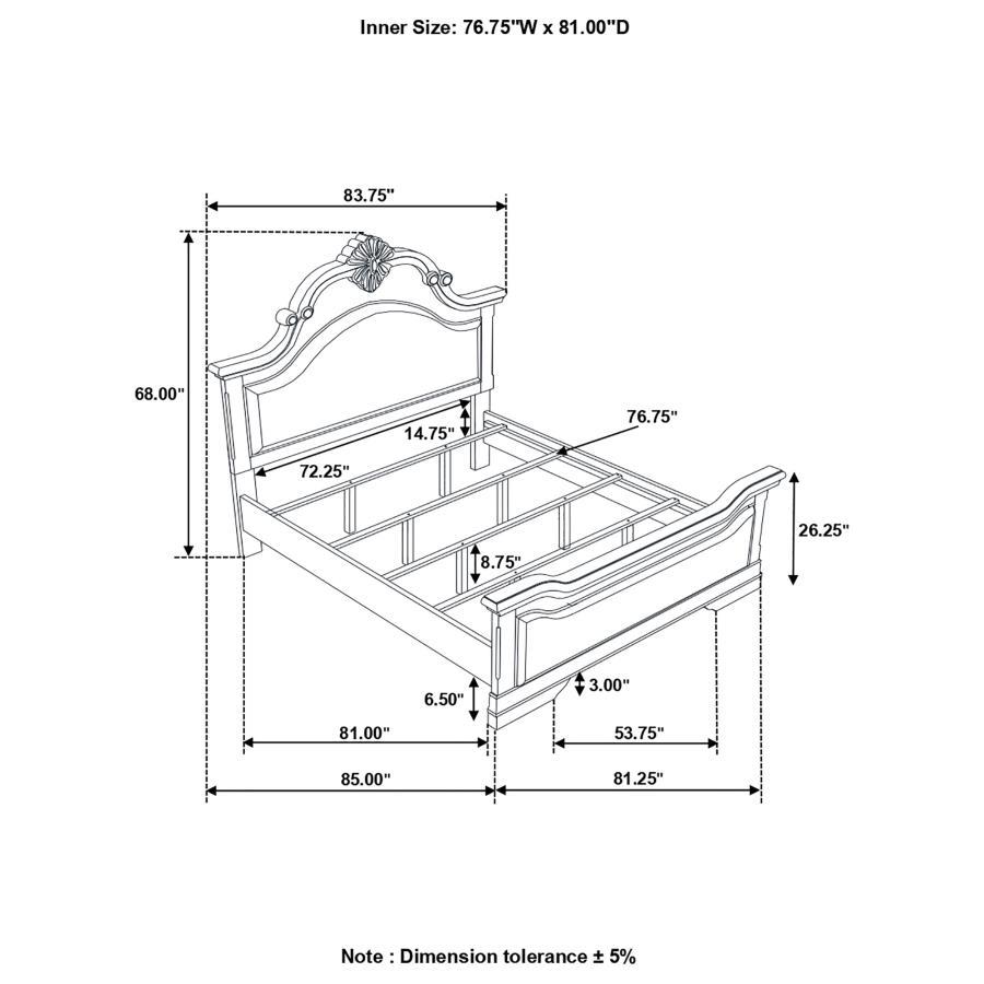 Cambridge - Panel Bed