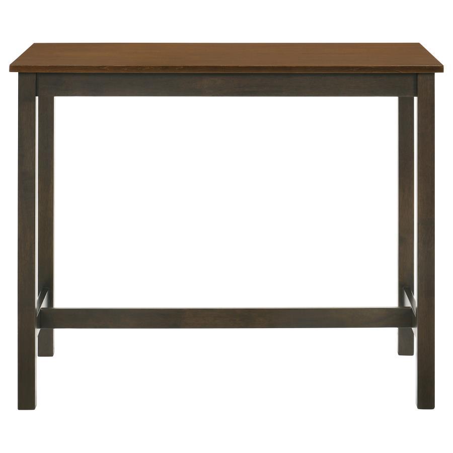 Connie - 4-Piece Counter Height Set - Chestnut and Dark Brown