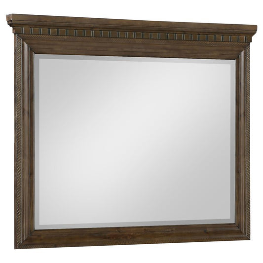 Bennington - Rectangular Dresser Mirror - Acacia Brown