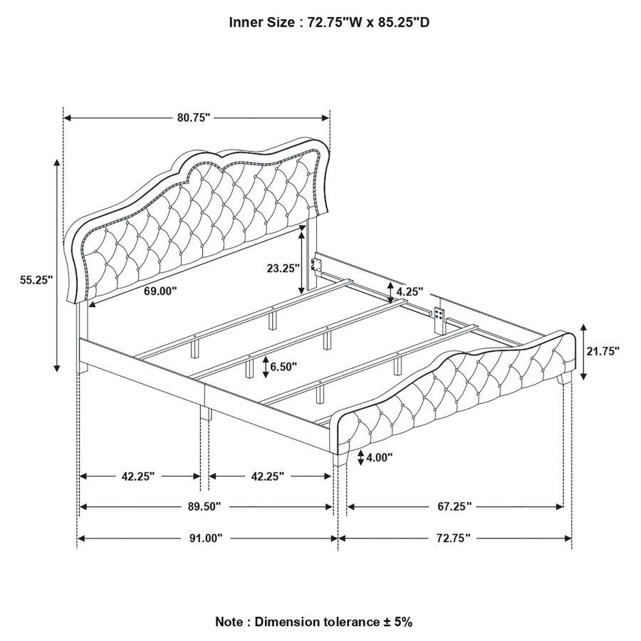 Bella - Upholstered Bed