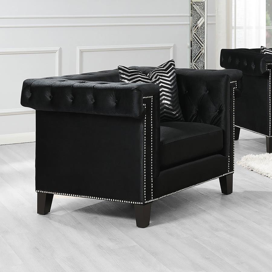 Reventlow - Tufted Chair - Black