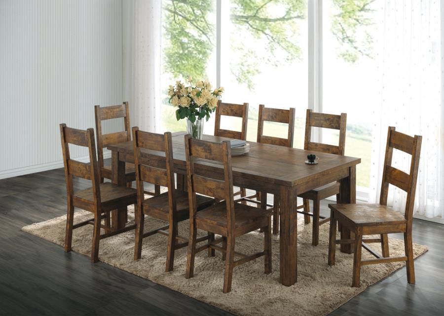 Coleman - Dining Side Chairs (Set of 2) - Rustic Golden Brown