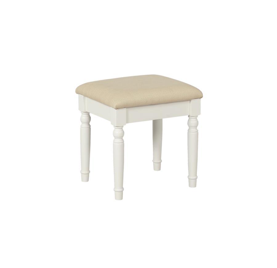 Reinhart - Reinhart 2-Piece Vanity Set - White and Beige