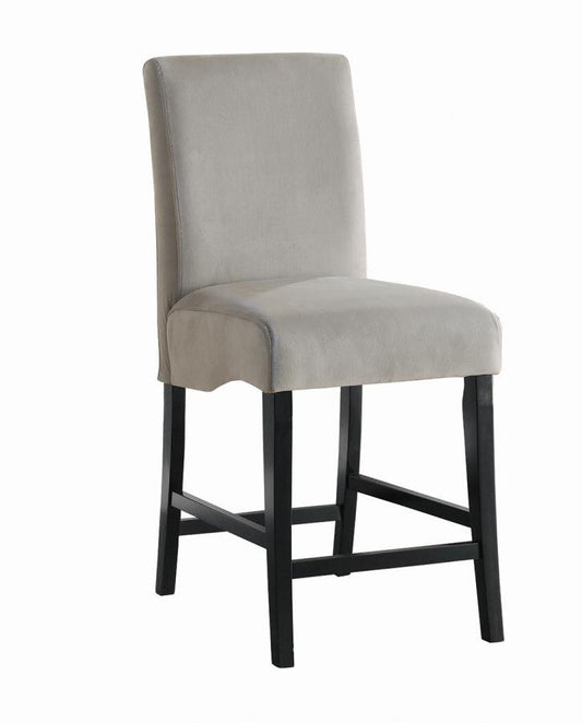 Stanton - Upholstered Counter Height Chairs (Set of 2) - Grey and Black
