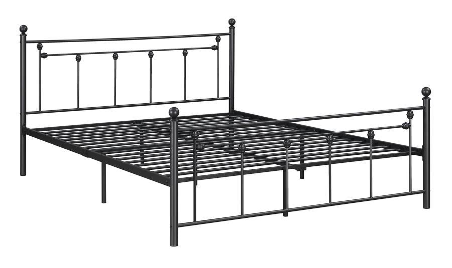 Canon - Metal Slatted Headboard Platform Bed