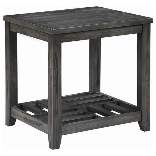 Cliffview - 1-Shelf Rectangular End Table - Grey