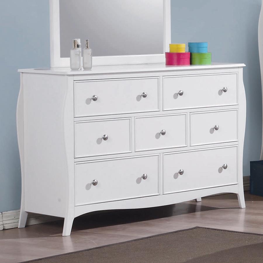 Dominique - 7-Drawer Dresser - White