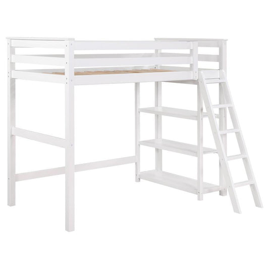 Twin Workstation Loft Bed - White