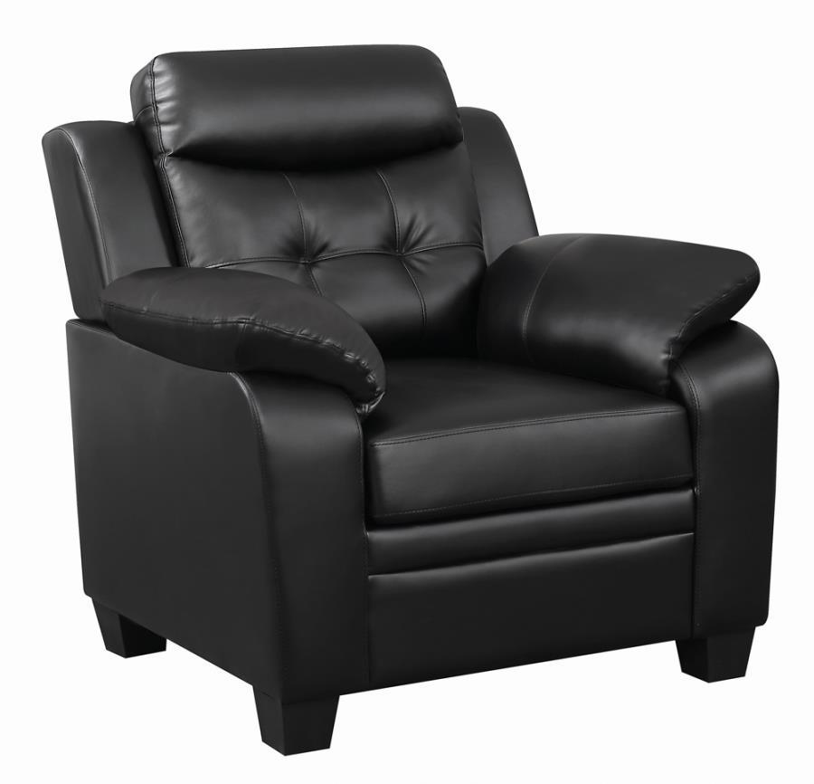 Finley - Tufted Upholstered Chair - Black