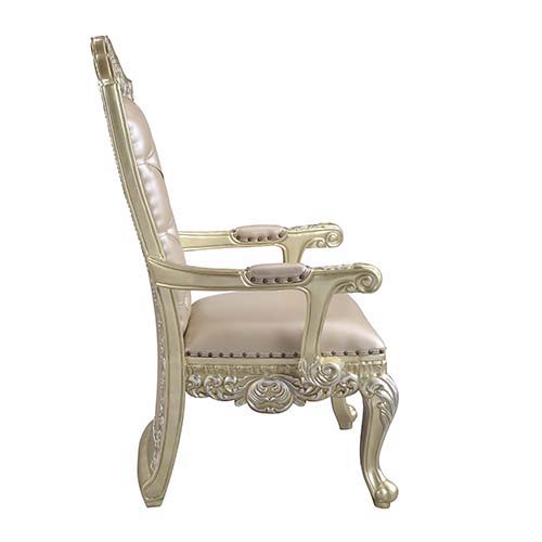 Vatican - Dining Chair (2 Piece) - PU & Champagne Silver Finish