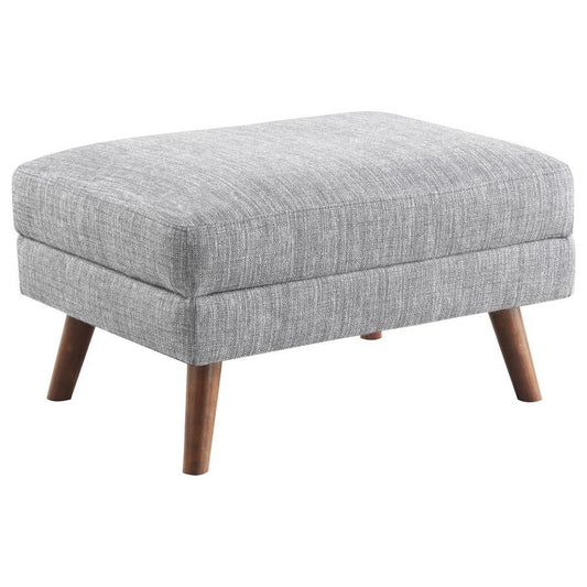 Churchill - Ottoman With Tapered Legs Grey
