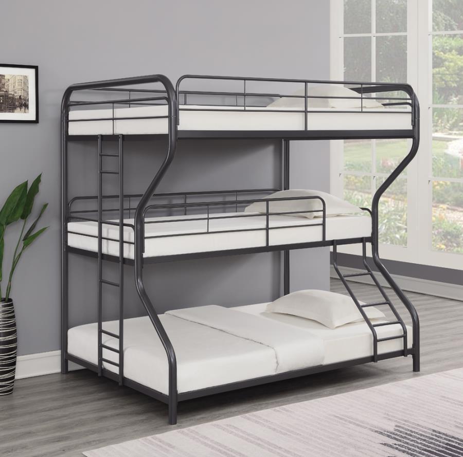 Garner - Triple Bunk Bed With Ladder