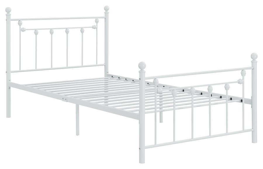 Canon - Metal Slatted Headboard Platform Bed