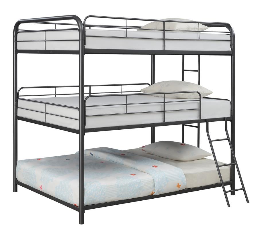 Garner - Triple Bunk Bed With Ladder