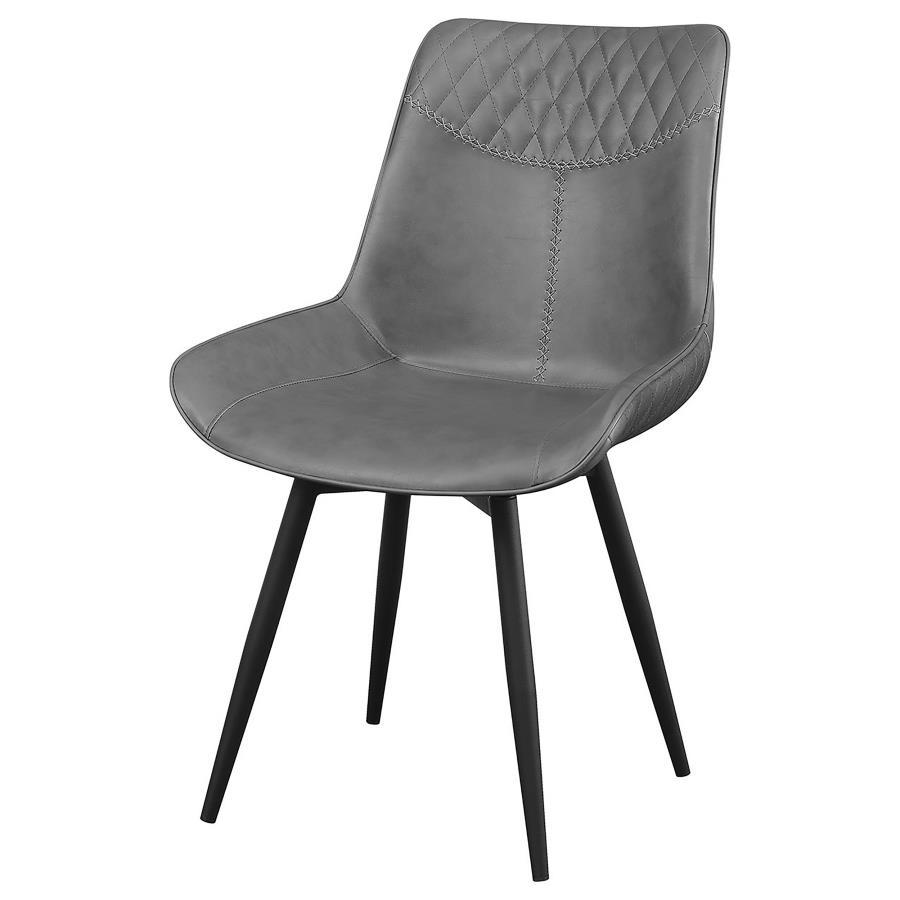 Brassie - Upholstered Side Chairs (Set of 2) - Grey