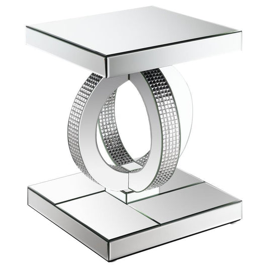 Breena - Square End Table - Mirror