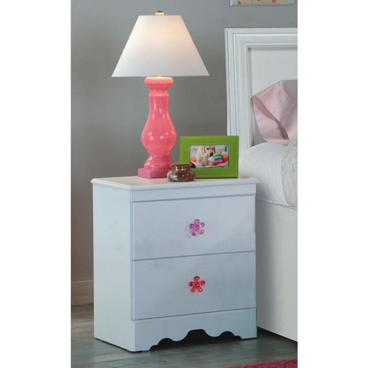 Savannah 269-02 Youth Nightstand (Kids Nightstands - 2 Drawers)