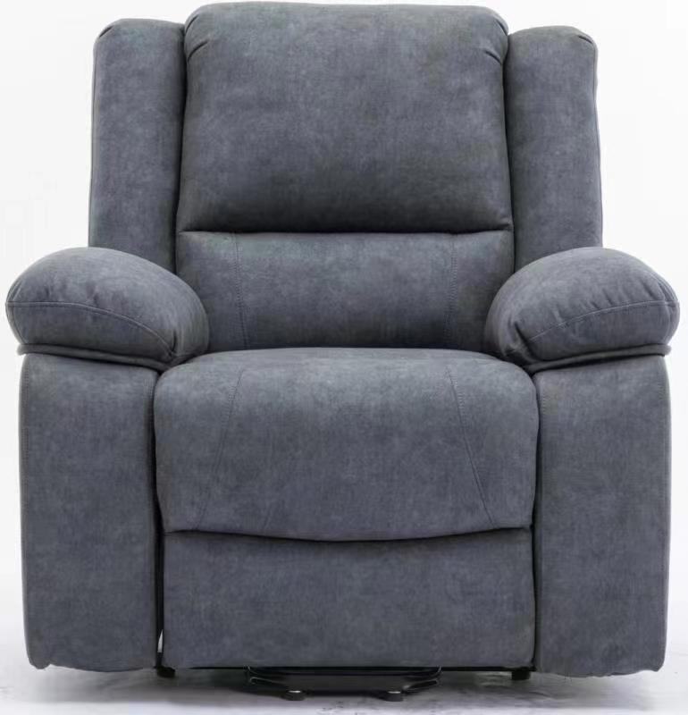 Electric Power Recliner Chair With Massage For Elderly, Remote Control Multi - Function Lifting, Timing, Cushion Heating Chair With Side Pocket - Dark Grey